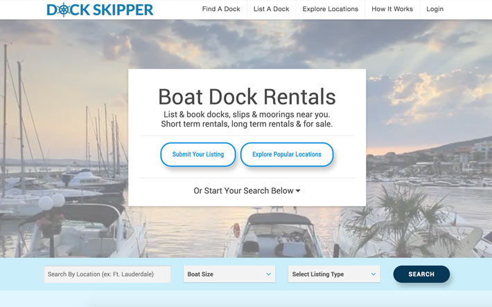 DockSkipper – Boat Dock Rental Marketplace